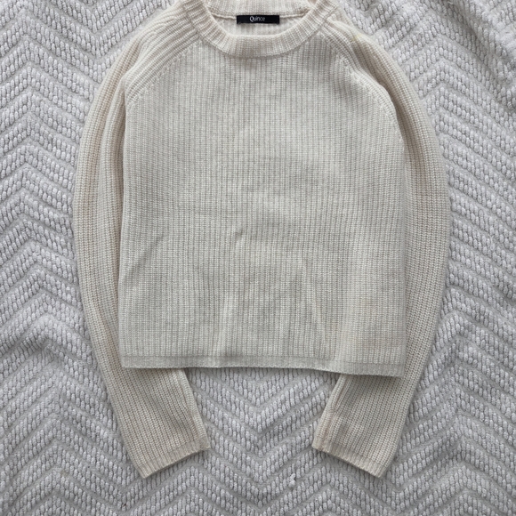 Quince Cashmere Ribbed Sweater - Picture 4 of 5